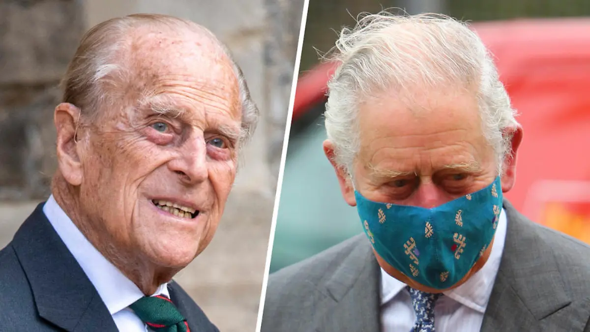 Prinz Philip erhält Krankenbesuch von Prinz Charles