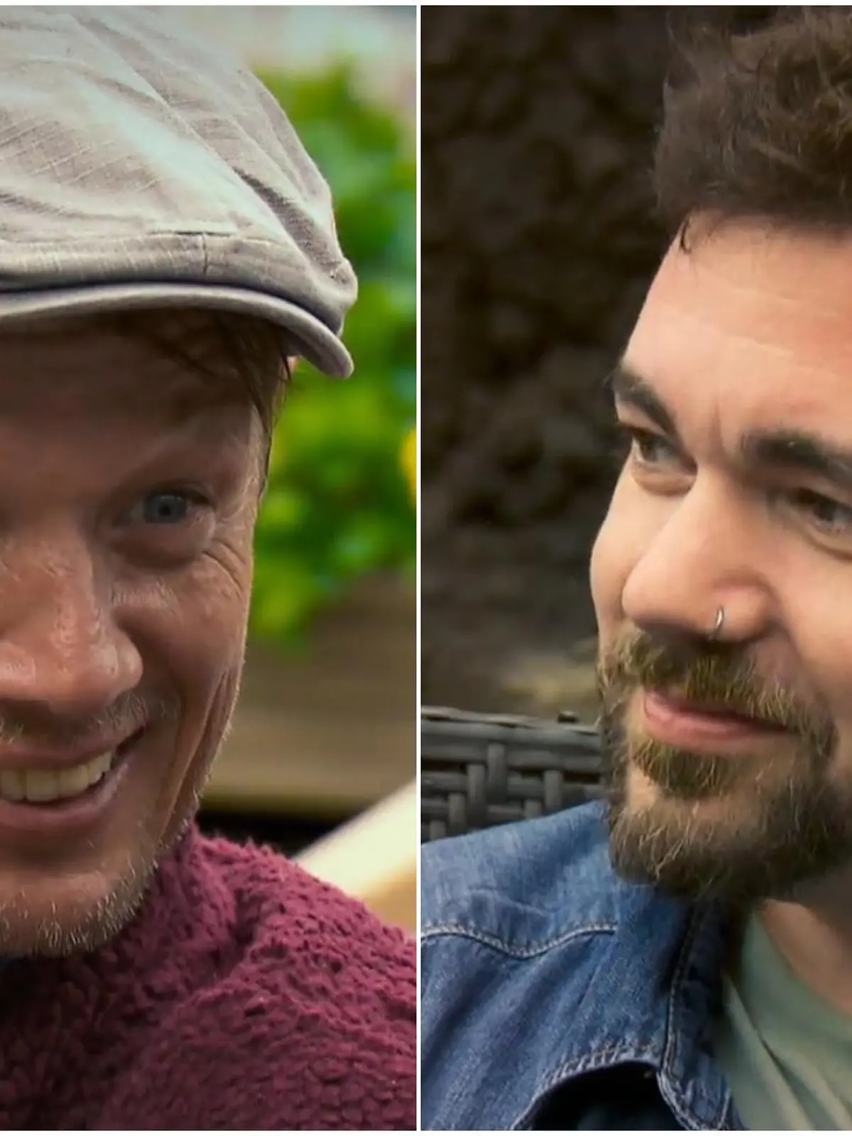 "Bauer sucht Frau International"-Kandidat Heiko im Gespräch mit Bewerber Basti