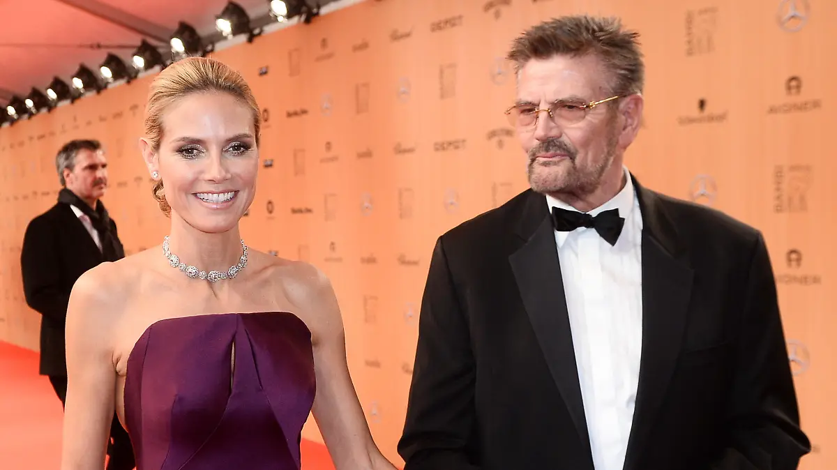 Heidi Klum und Papa Günther