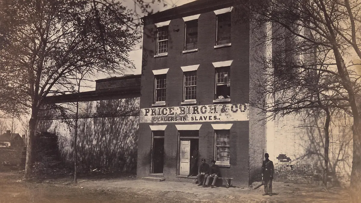 "Slave Pen", Alexandria, Virginia, 1863.