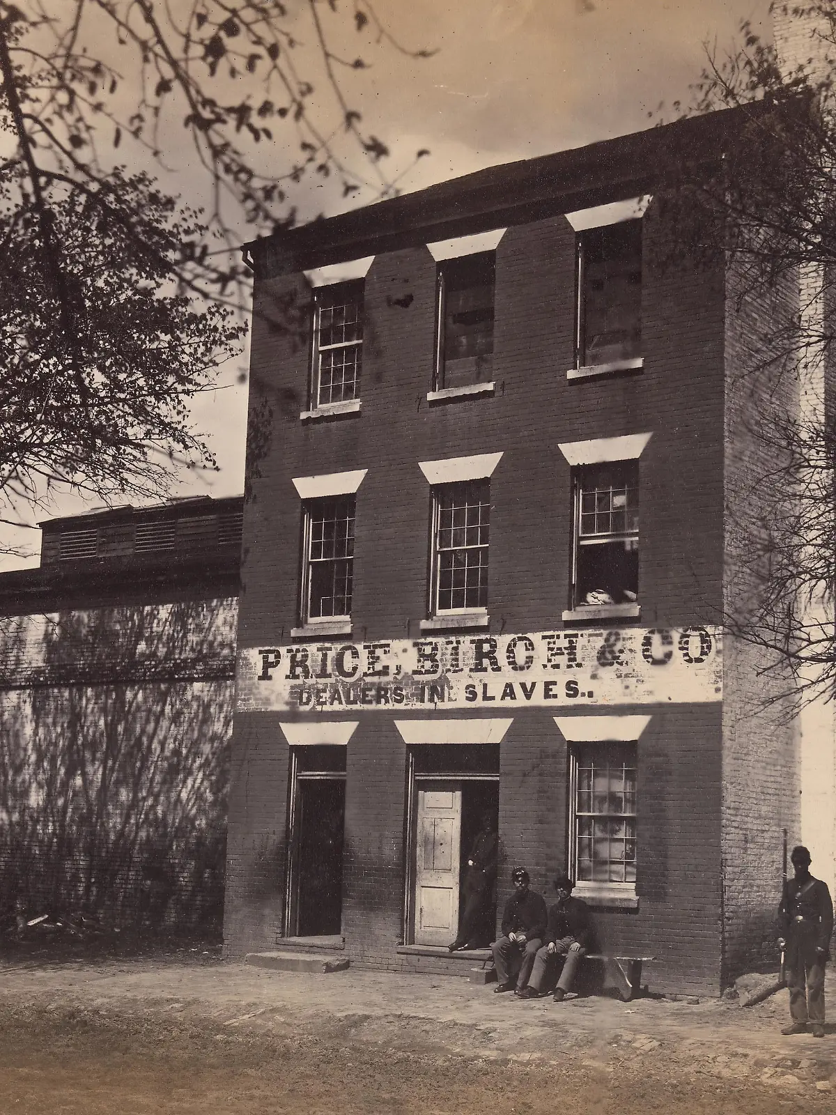 "Slave Pen", Alexandria, Virginia, 1863.