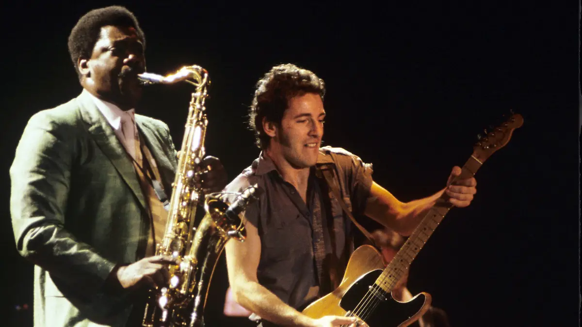 Bruce Springsteen und Saxofonist "The Big Man" Clarence Clemons