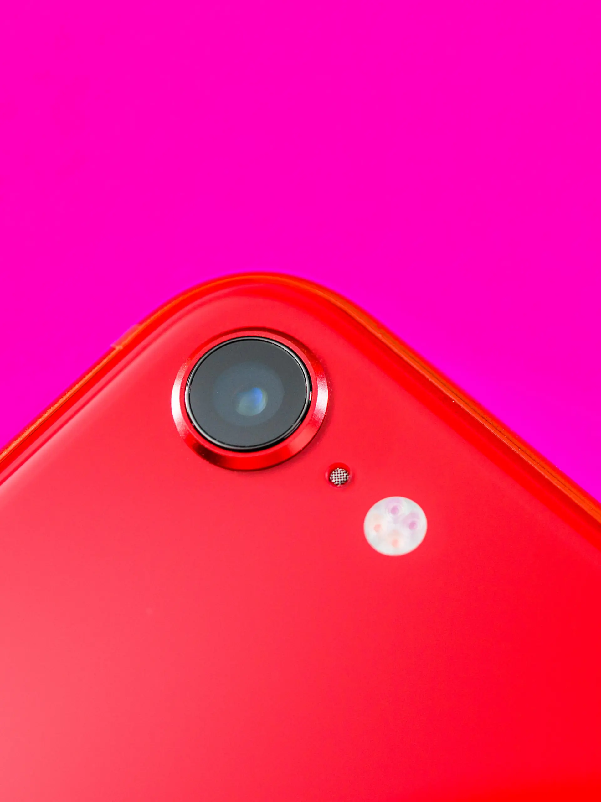 Close-up vom neuen iPhone SE von Apple