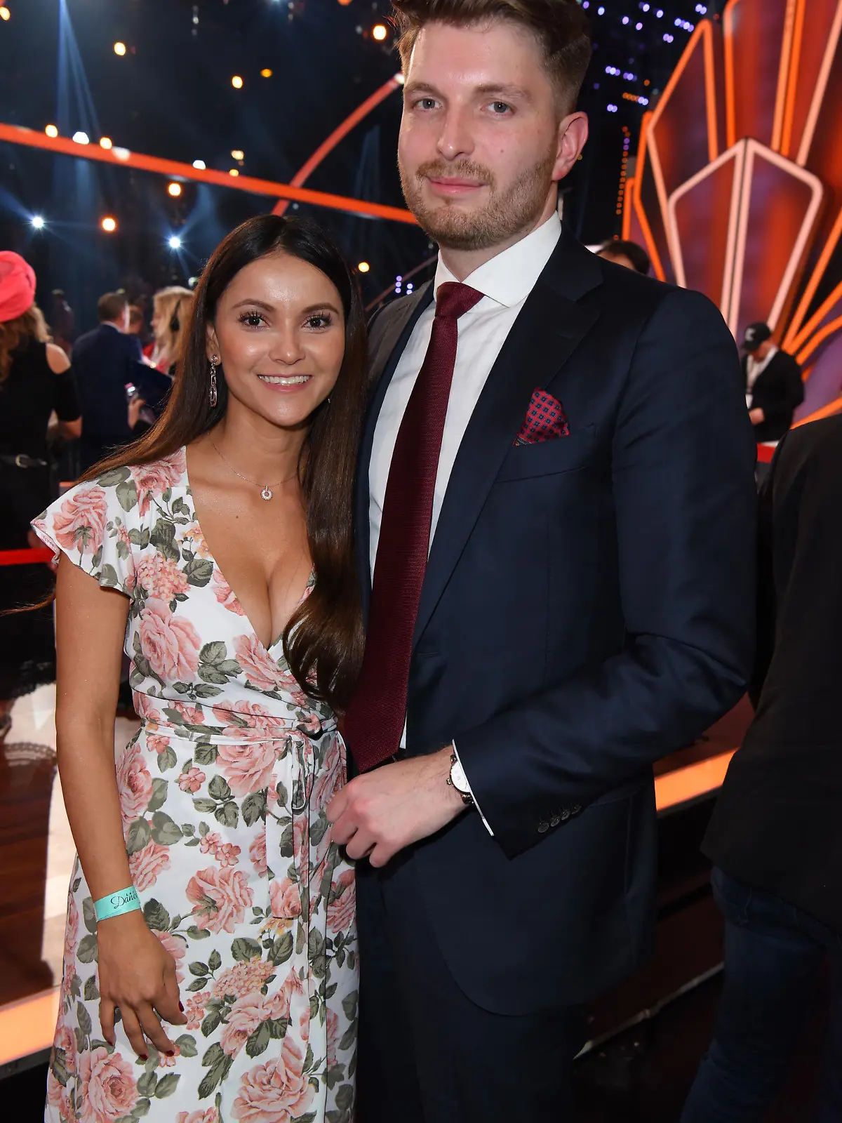 German RTL Live TV Show 'Let's Dance' at MMC Studios in Ossendorf.

Featuring: Kattia Vides mit Freund Patrick Weilbach
Where: Cologne, Germany
When: 16 Mar 2018
Credit: WENN.com
