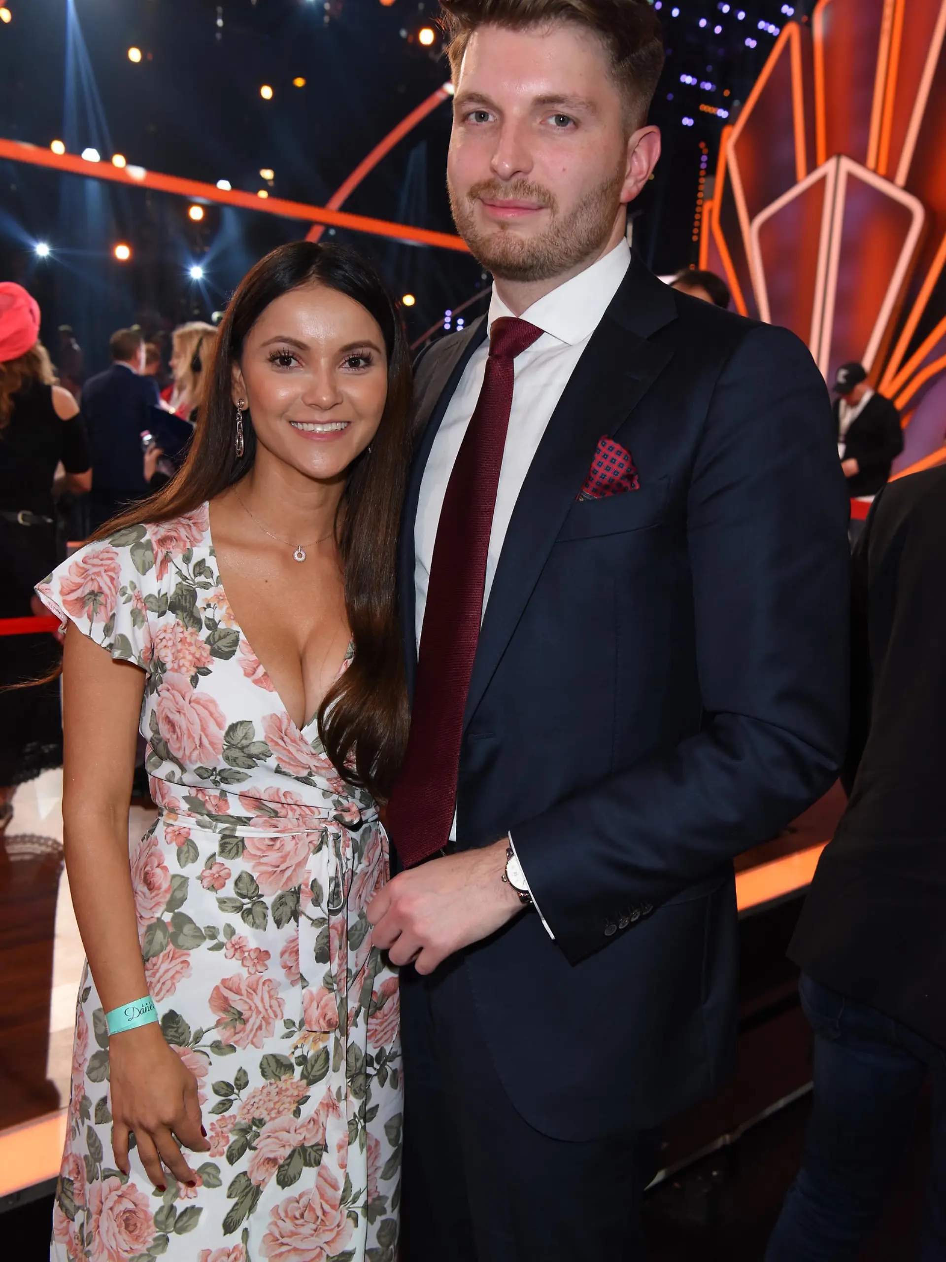 German RTL Live TV Show 'Let's Dance' at MMC Studios in Ossendorf.
Featuring: Kattia Vides mit Freund Patrick Weilbach
Where: Cologne, Germany
When: 16 Mar 2018
Credit: WENN.com