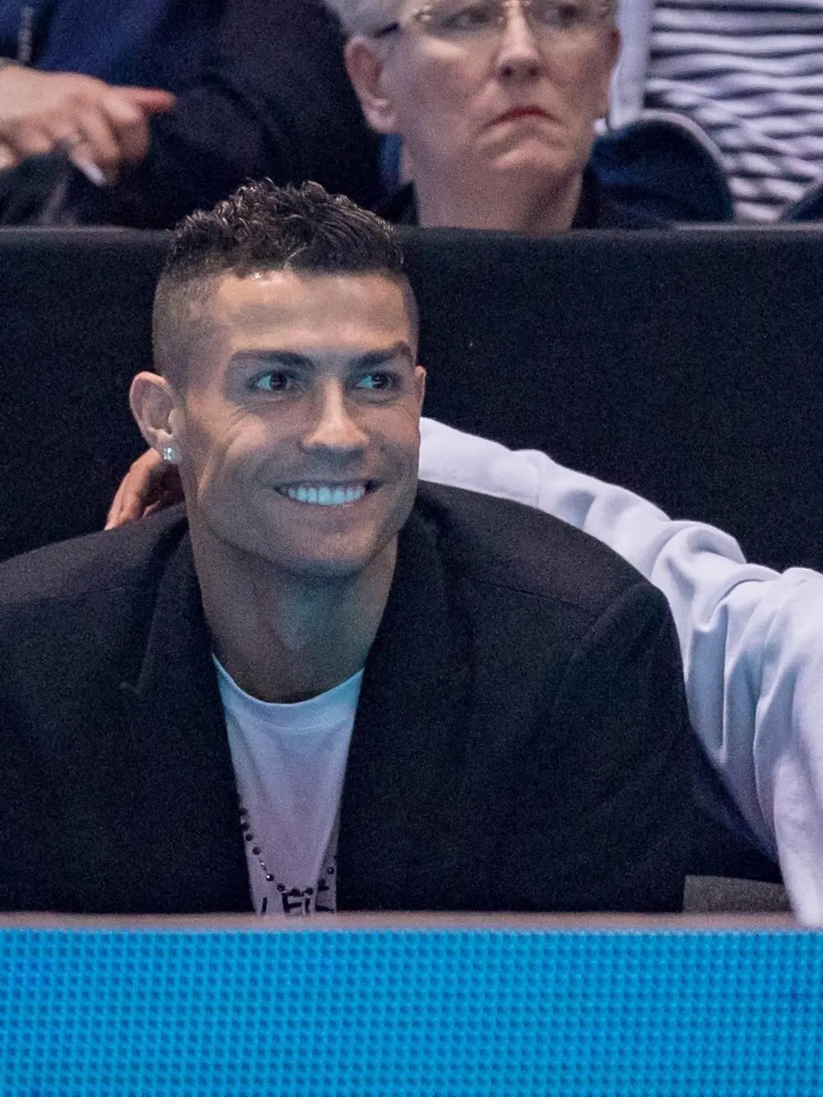 Fußball, Cristiano Ronaldo mit Familie bei den ATP-Finals in London Juventus footballer Ronaldo attends the evening match with his girlfriend Georgina Rodriguez and his son Cristiano Junior at the Nitto ATP Tennis Herren World Finals London at the O2, London, England on 12 November 2018. PUBLICATIONxNOTxINxUK Copyright: xAndyxRowlandx PMI-2401-0039  