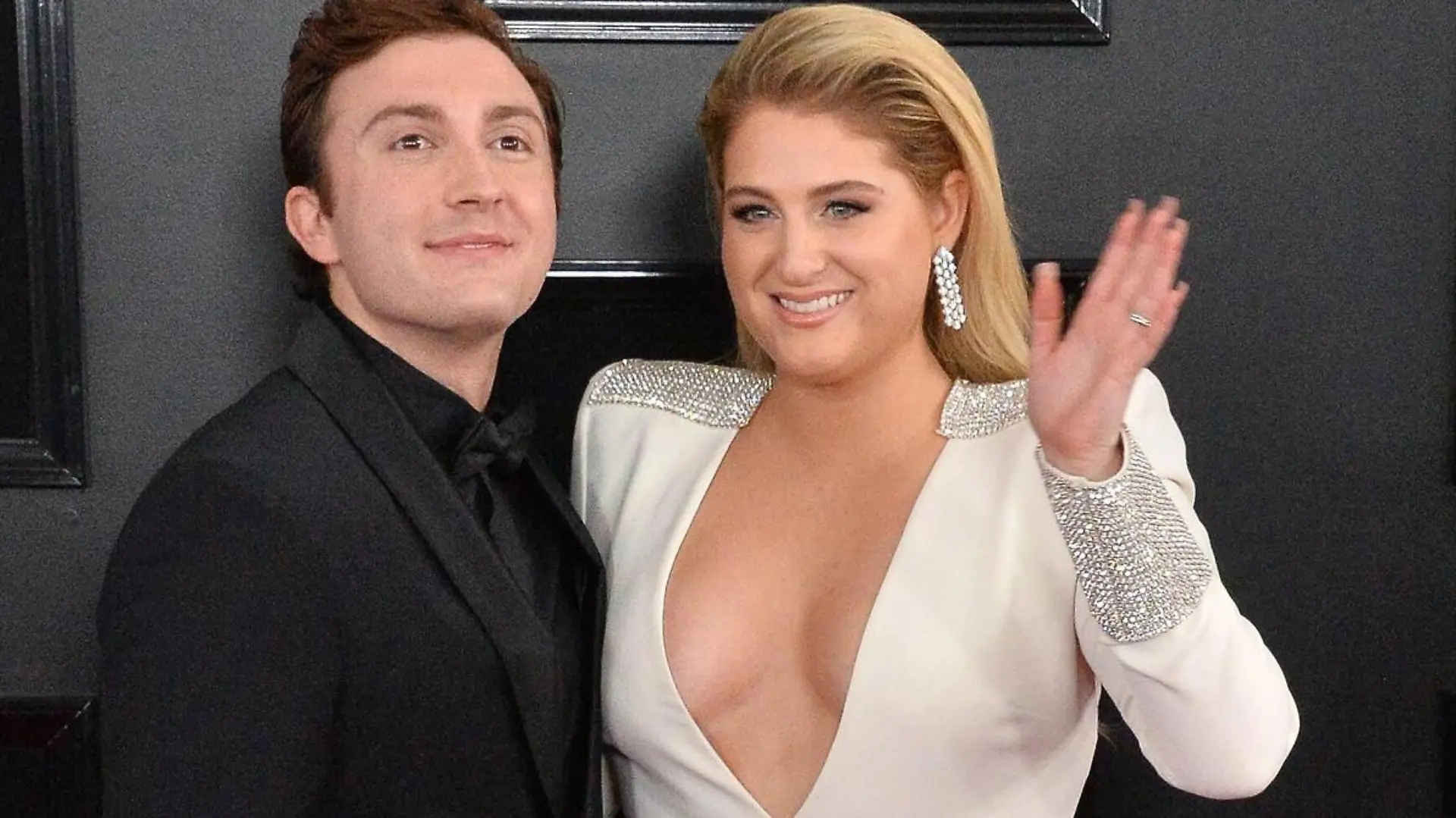 Daryl Sabara and Meghan Trainor arrive for the 61st annual Grammy Awards held at Staples Center in Los Angeles on February 10, 2019. PUBLICATIONxINxGERxSUIxAUTxHUNxONLY LAP20190210669 JIMxRUYMEN