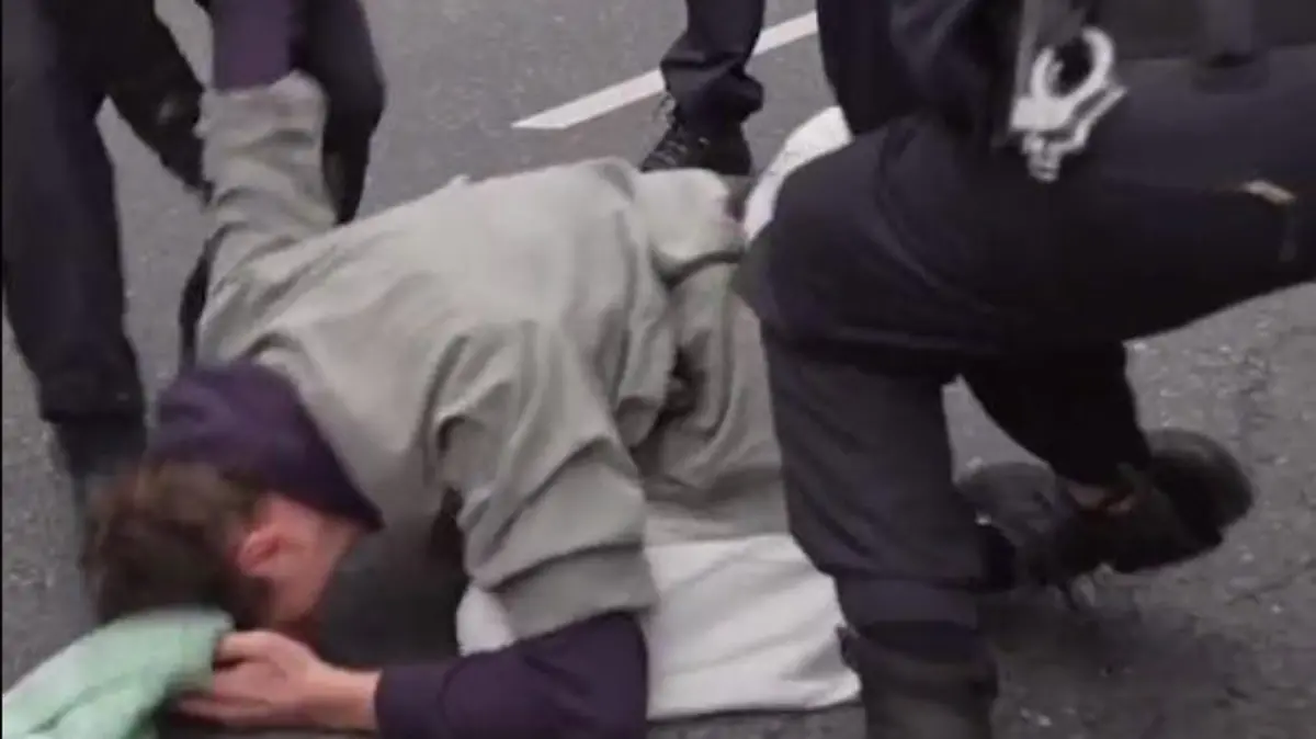 Klimaaktivist Berlin Polizei