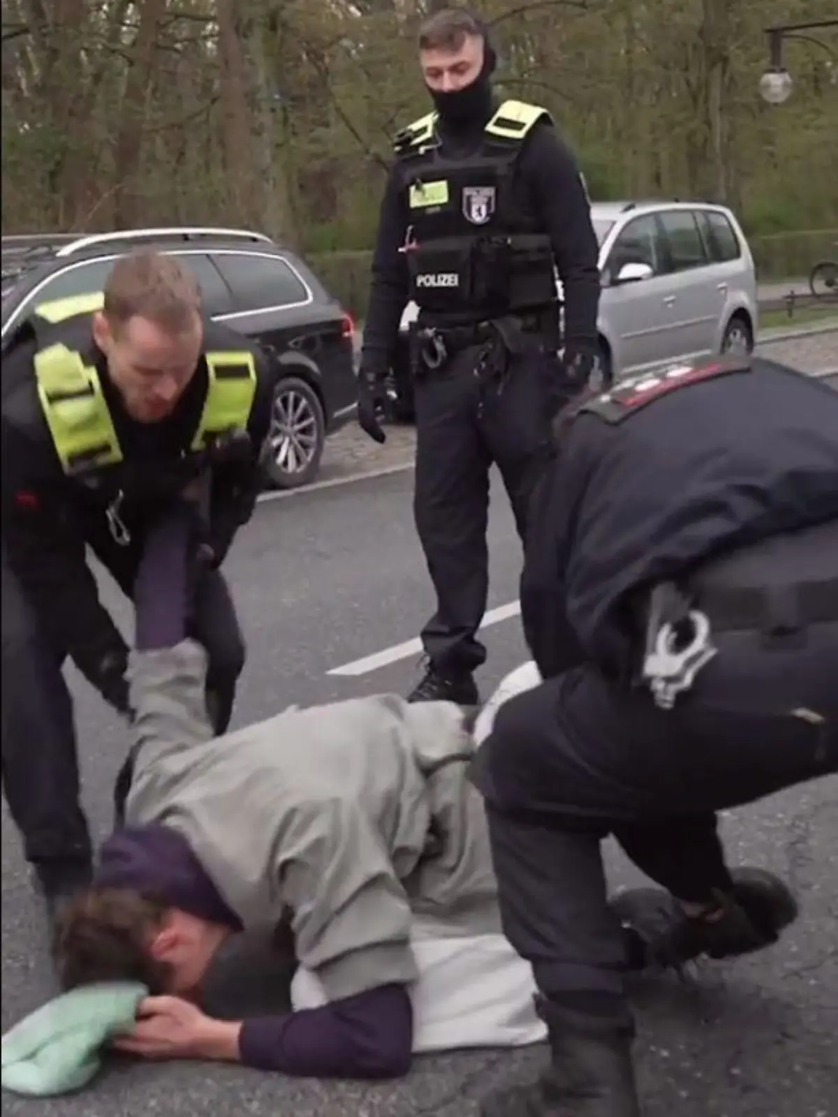 Klimaaktivist Berlin Polizei