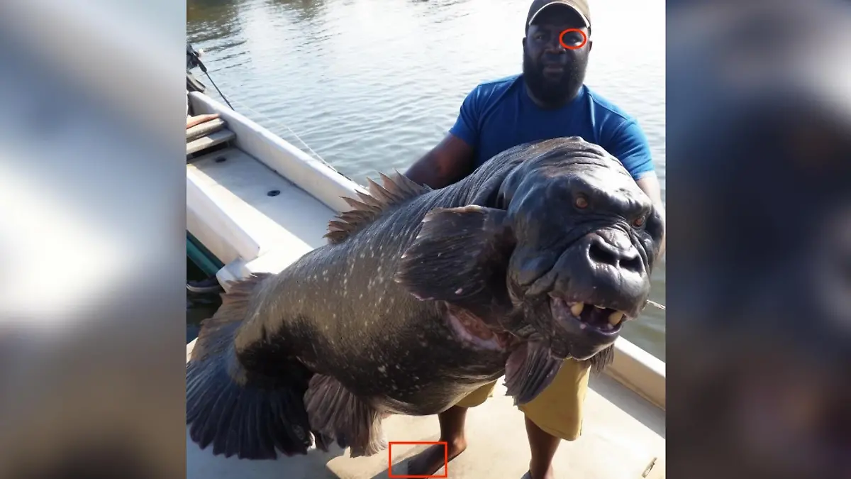 Das Foto des Gorilla-Fischs