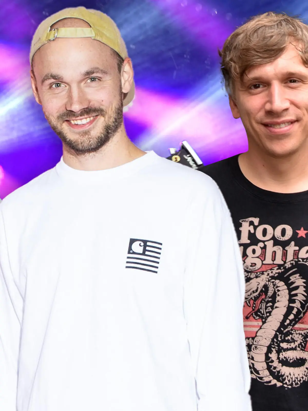 Mike Kremer, Pierre Pihl, Basti Campmann und Juri Rother