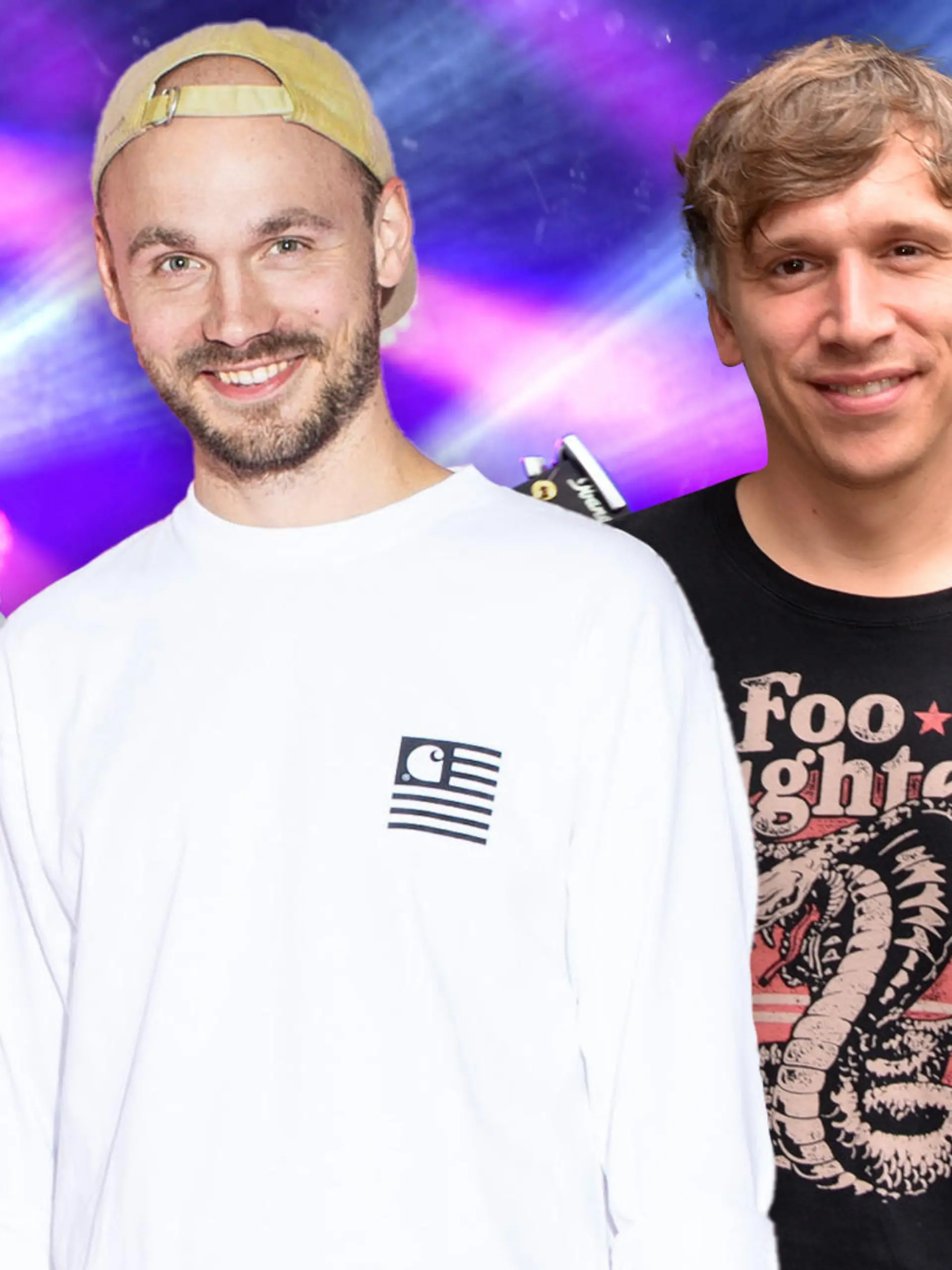 Mike Kremer, Pierre Pihl, Basti Campmann und Juri Rother