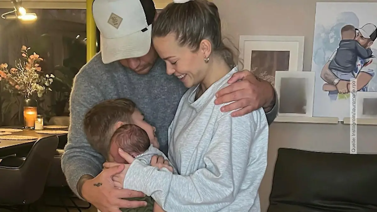 DSDS-Juror Pietro Lombardi, Laura Maria, Söhnchen Alessio und der Neuzuwachs Leano Romeo genießen ihr frisches Patchwork-Glück in vollen Zügen
