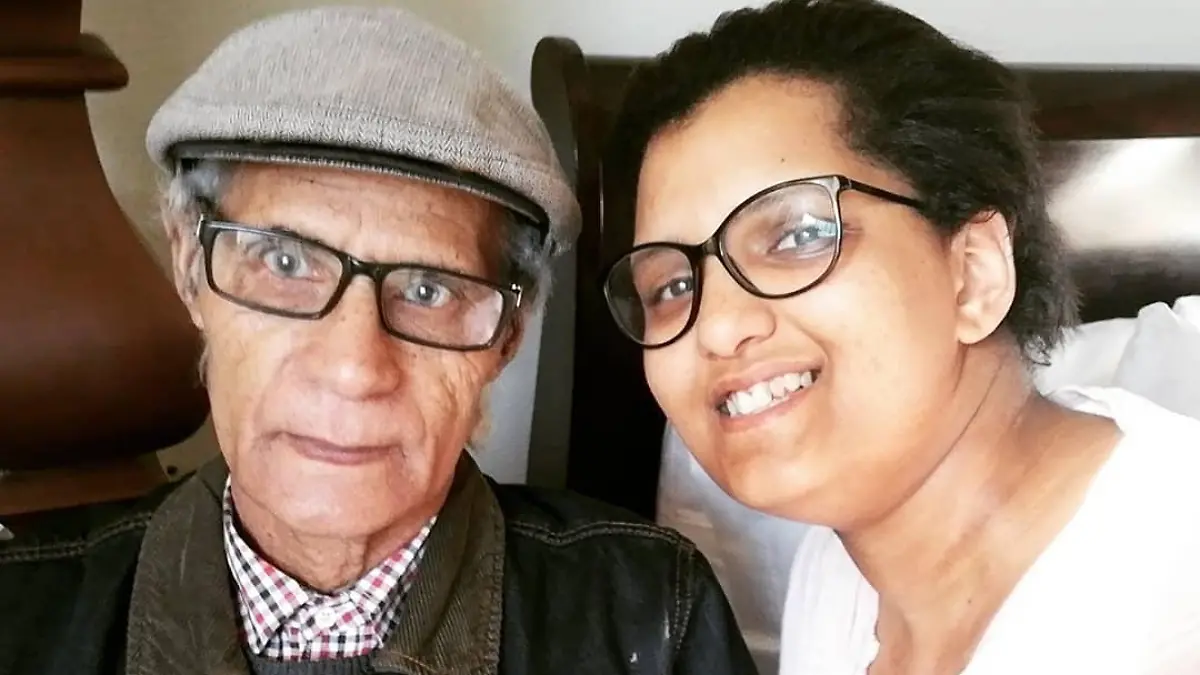 Der 80-Jährige Wilson und die 29-Jährige Terzel Rasmus sind glücklich verheiratet. Der große Altersunterschied stört sie nicht.
