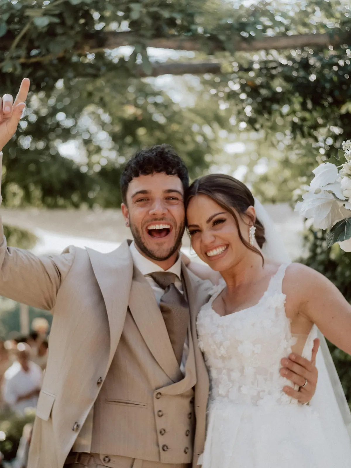 Luca Hänni und Christina Luft haben geheiratet