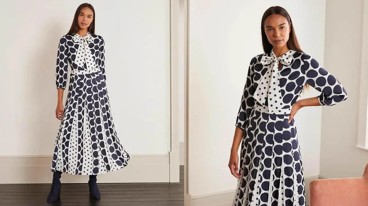 Maximalismus: Midi-Kleid von Boden.