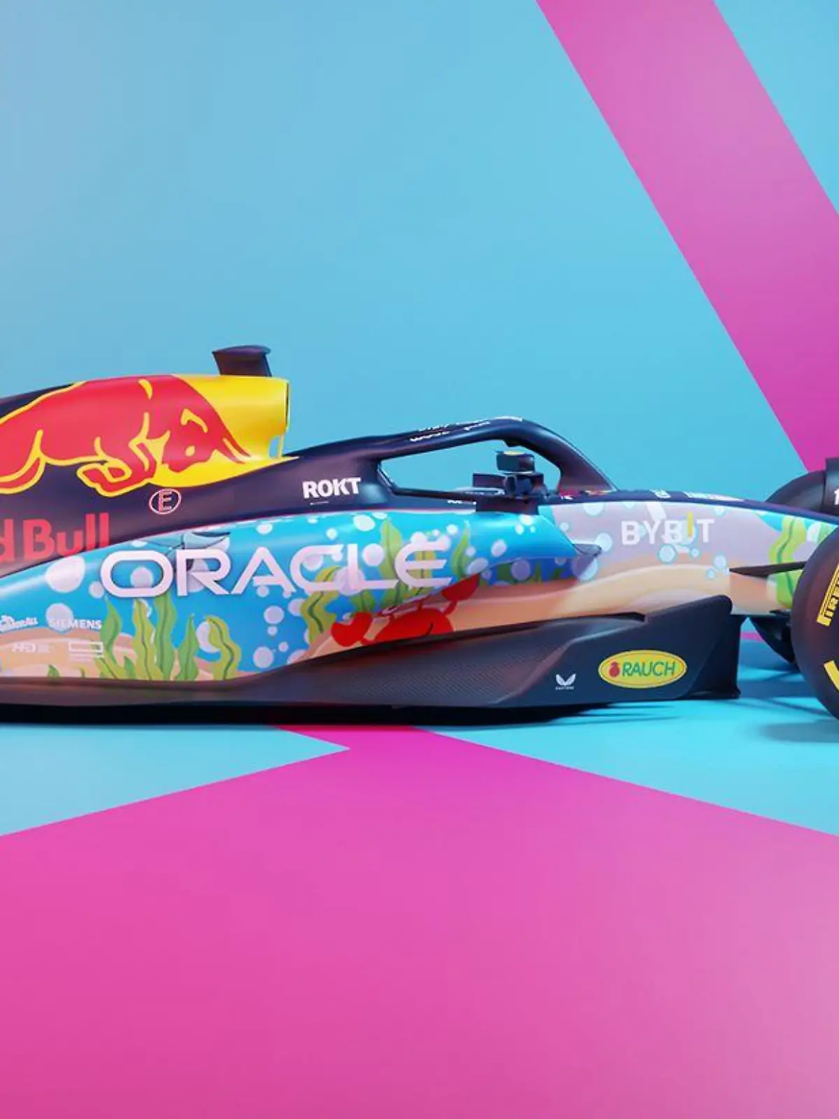 So könnte der Wagen von Red Bull in Miami aussehen.