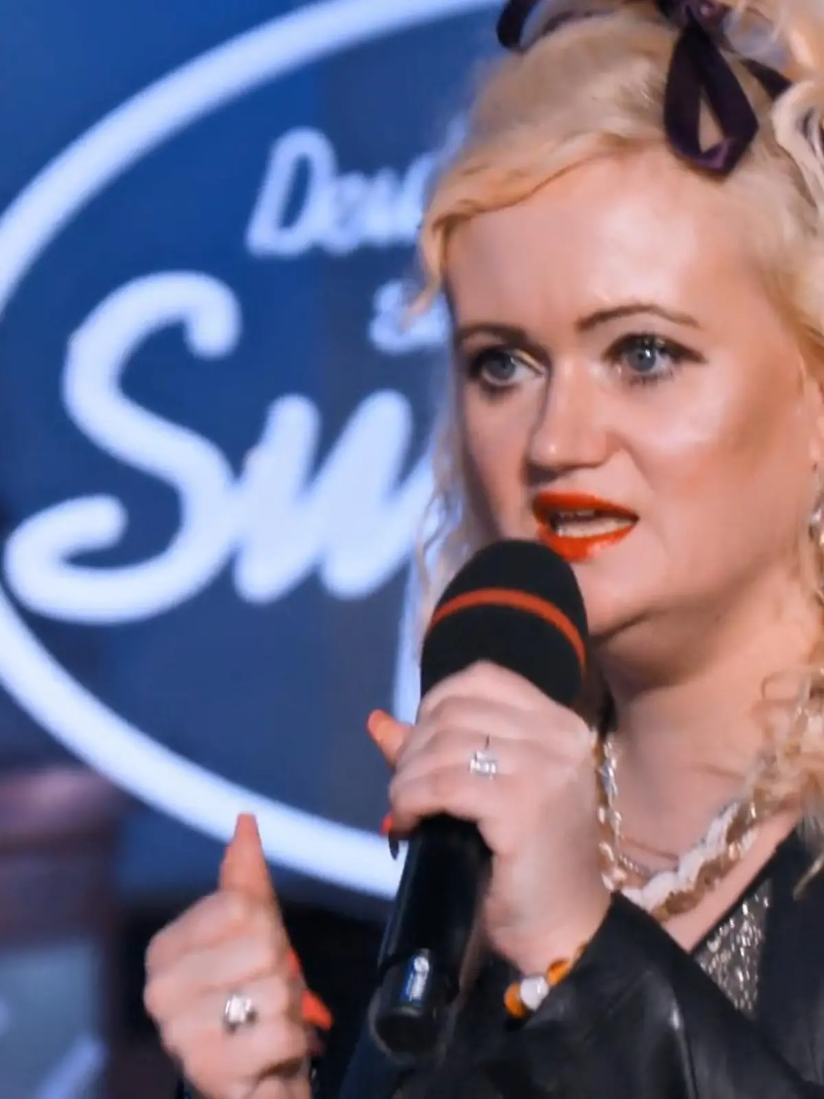 Claudia Haas beim DSDS-Recall