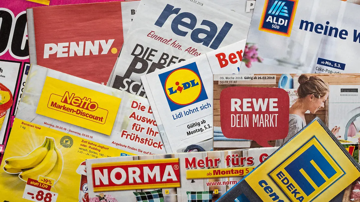 Aldi, Edeke, Rewe, Norma, Real