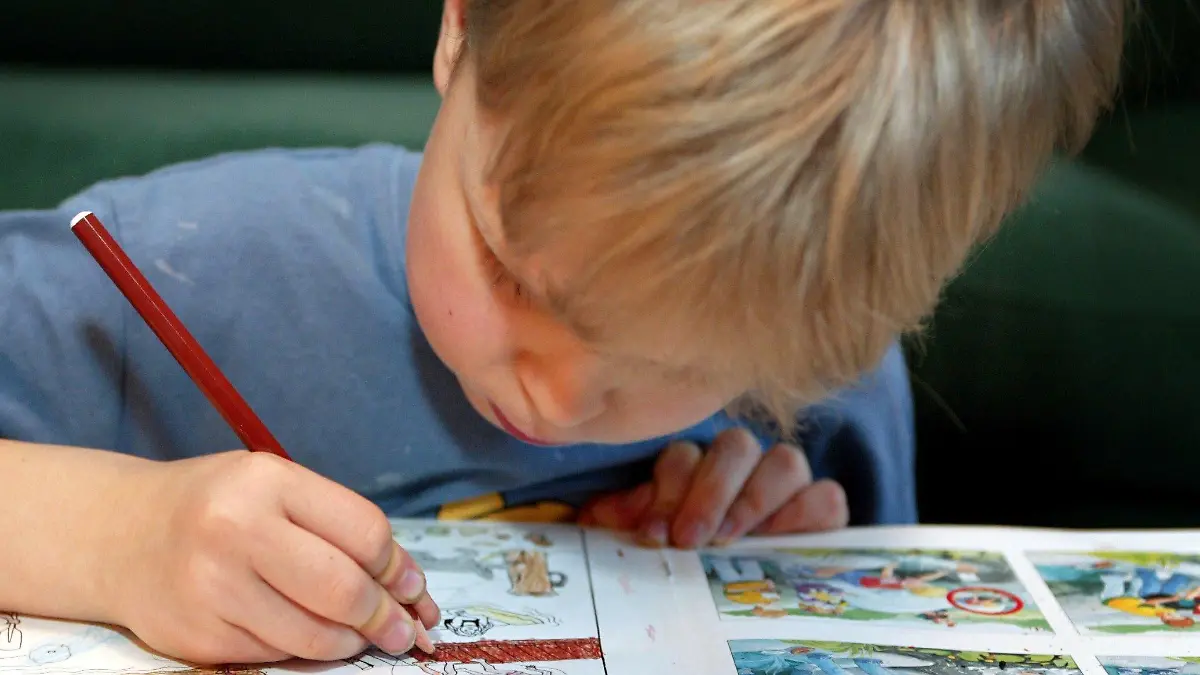 Vorschulhefte sollten nicht zu bunt und nicht überfrachtet sein