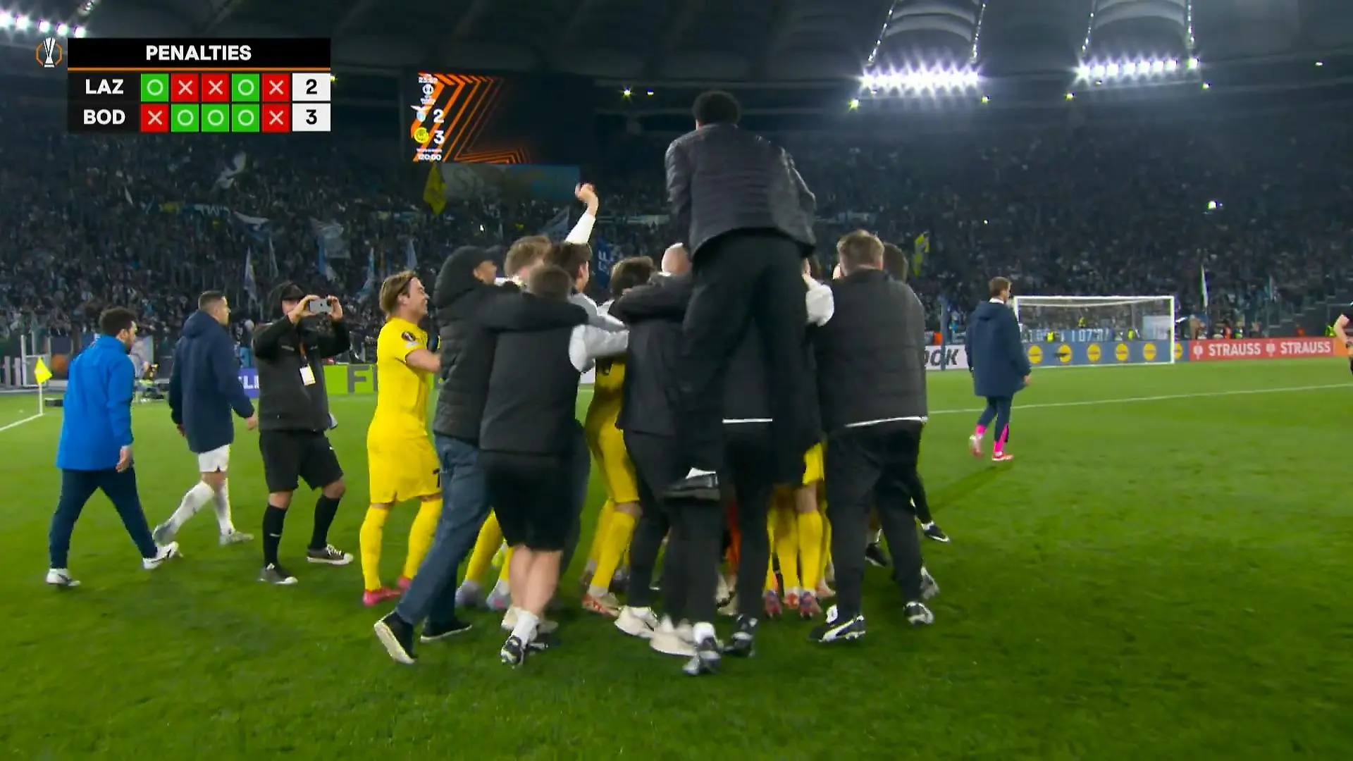 Drama im Elfmeterschießen Bodo/Glimt wirft Lazio raus