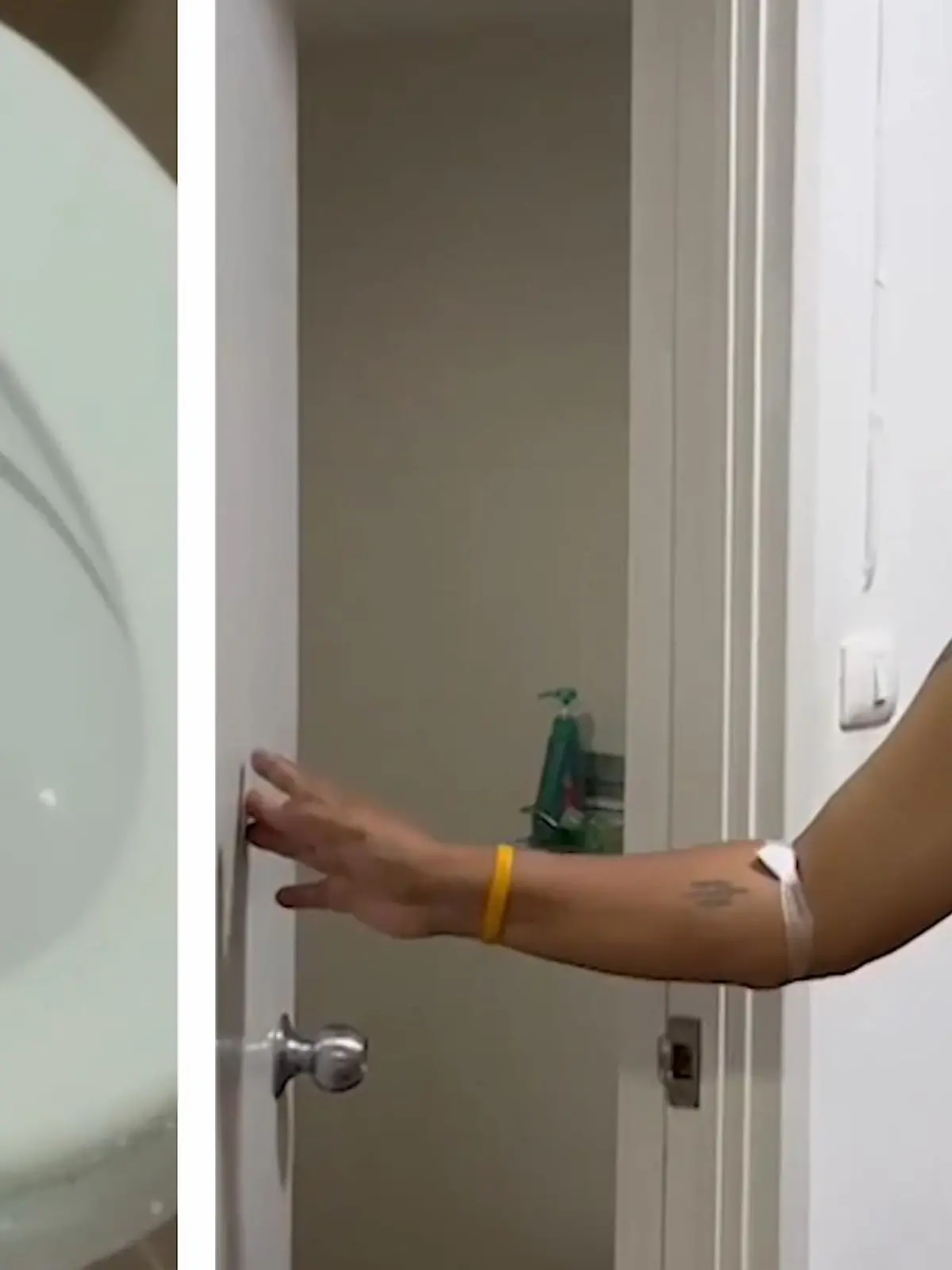 Während Witoon Sonapoon auf der Toilette gerade sein Geschäft verrichten will, wird er von einer Python in den Hintern gebissen - im Video.