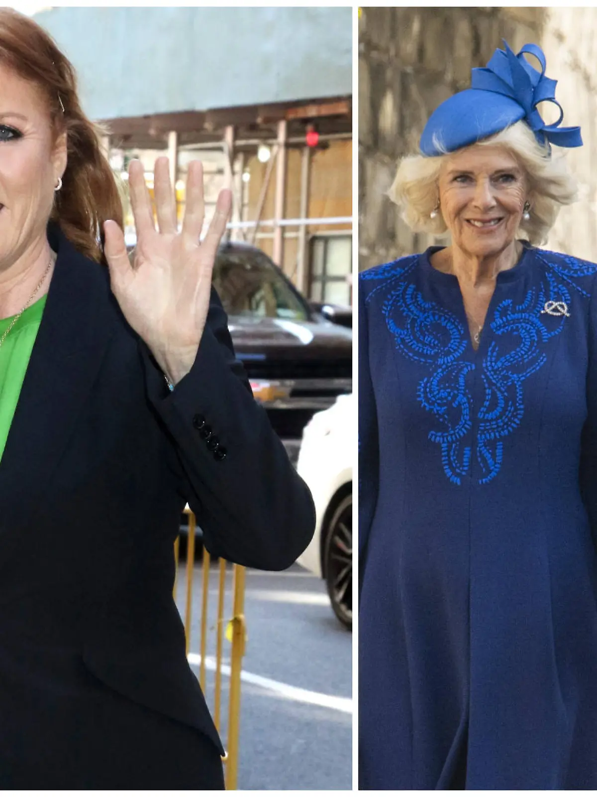 Sarah Ferguson und das britische Königspaar Charles und Camilla