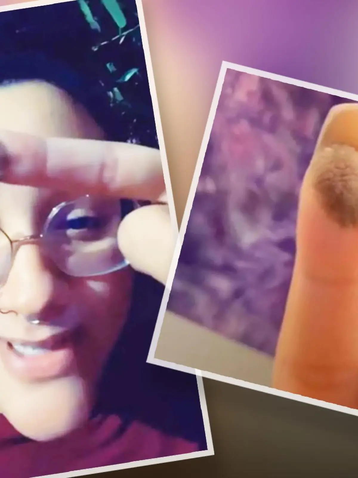 Fingerkuppe mit Haaren