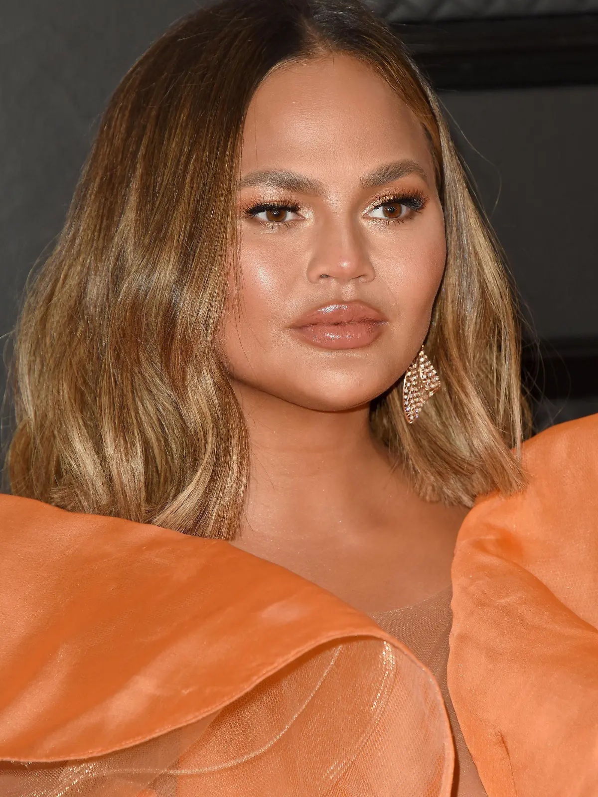 January 26, 2020, Los Angeles, CA, USA: LOS ANGELES - JAN 26: Chrissy Teigen at the 62nd Grammy Awards at the Staples Center on January 26, 2020 in Los Angeles, CA Los Angeles USA PUBLICATIONxINxGERxSUIxAUTxONLY - ZUMAb170 20200126zapb170564 Copyright: xKayxBlakex