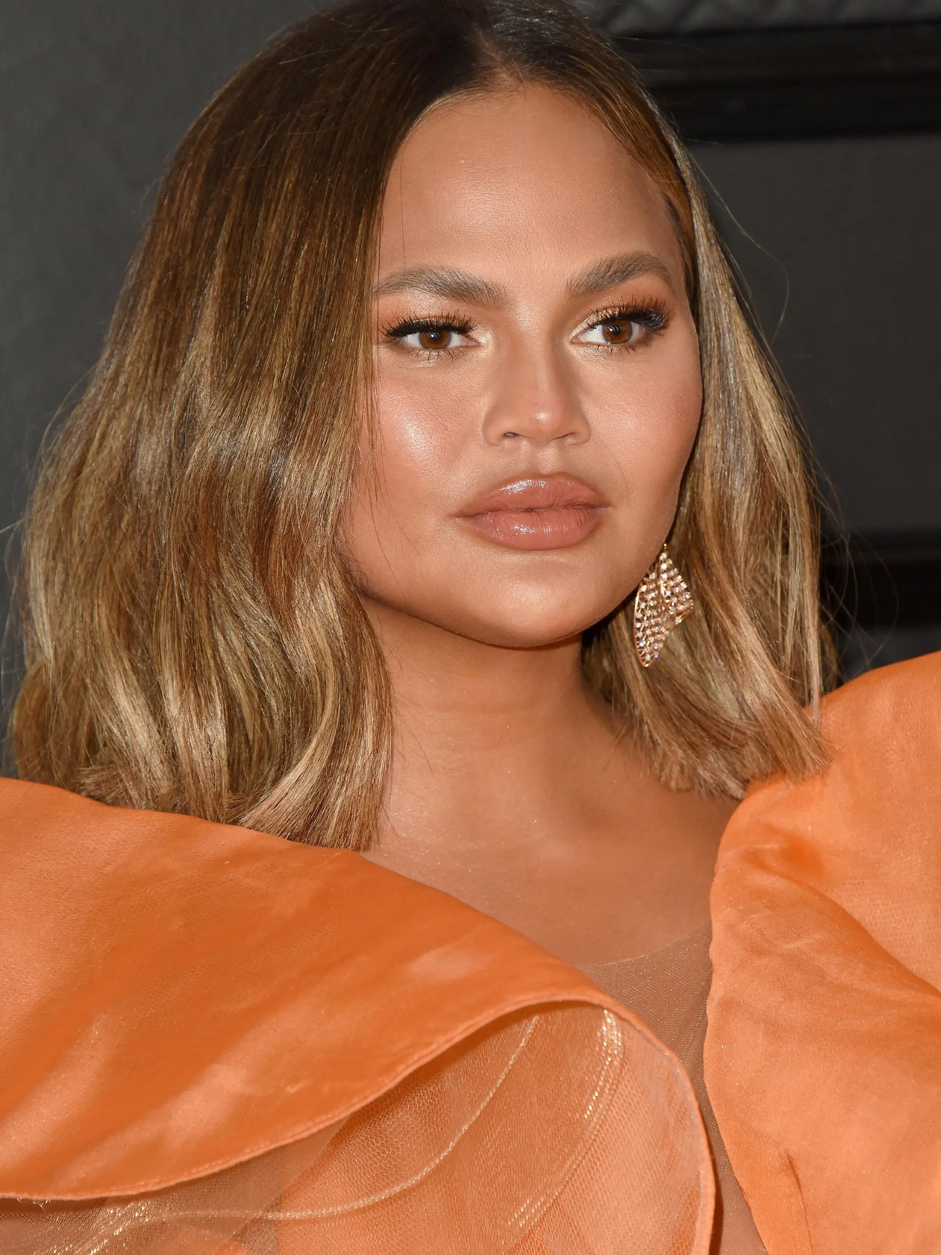January 26, 2020, Los Angeles, CA, USA: LOS ANGELES - JAN 26: Chrissy Teigen at the 62nd Grammy Awards at the Staples Center on January 26, 2020 in Los Angeles, CA Los Angeles USA PUBLICATIONxINxGERxSUIxAUTxONLY - ZUMAb170 20200126zapb170564 Copyright: xKayxBlakex