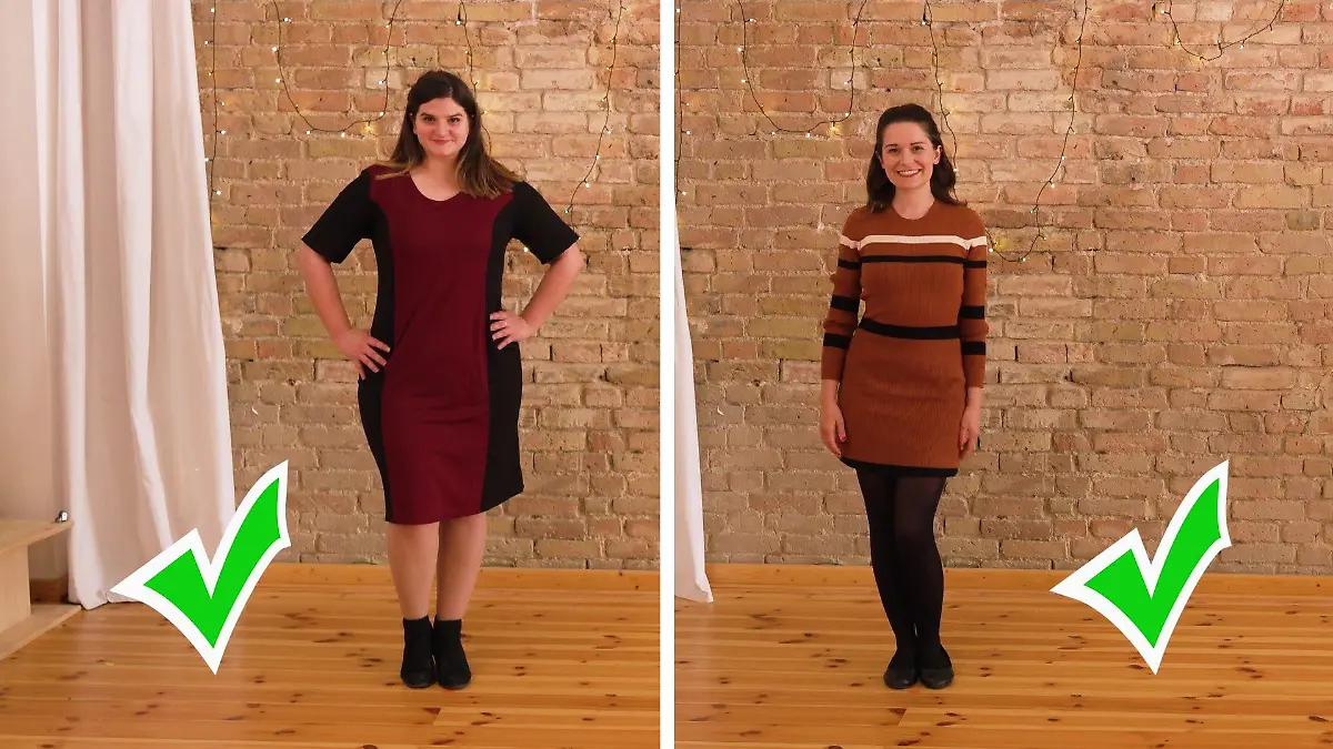 RTL-Reporterinnen Elli und Barbara testen zwei Schlank-Tricks bei Kleidern