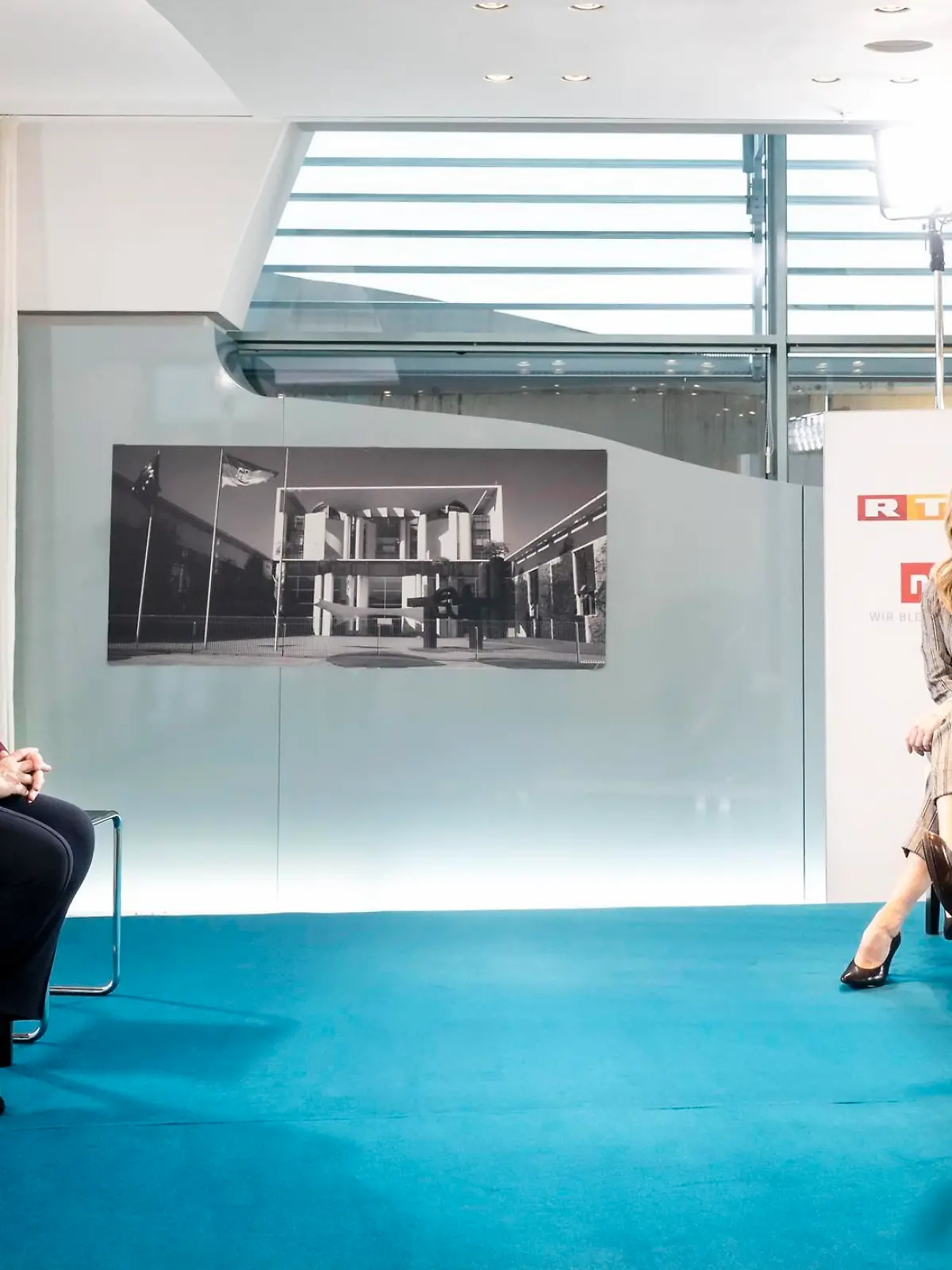Angela Merkel im RTL-Interview.