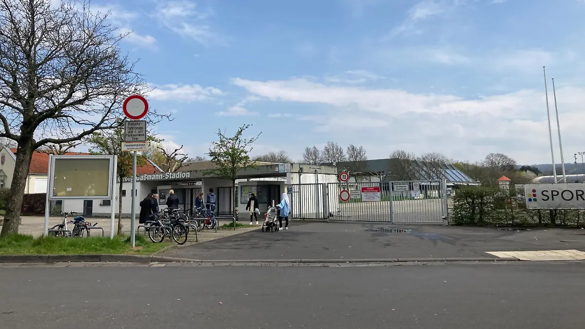 Georg-Gaßmann-Stadion in Marburg.