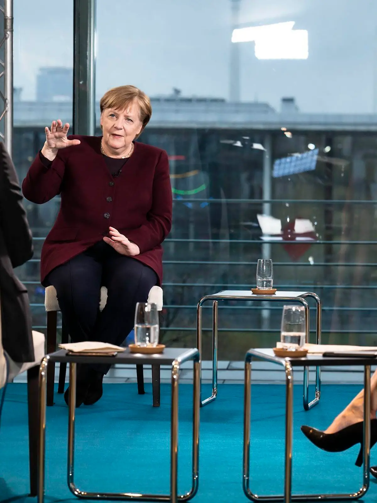 Bundeskanzlerin Angela Merkel im RTL-Interview am Donnerstag.