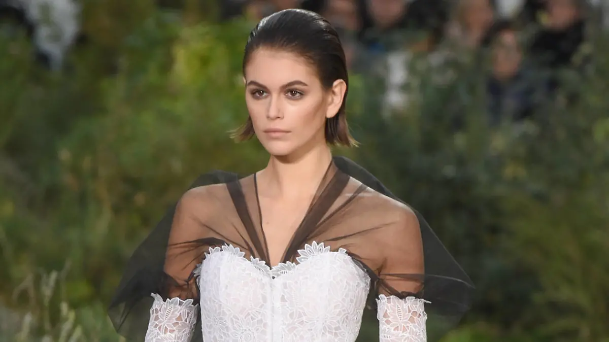 Paris Fashion Week. Defile Haute Couture Printemps-Ete 2020. People Chanel. Celebrities at Chanel show. 250134 2020-01-21 Paris France Gerber, Kaia Jordan PUBLICATIONxINxGERxAUTxONLY Copyright: xSergexArnalx/xStarfacex STAR250134052