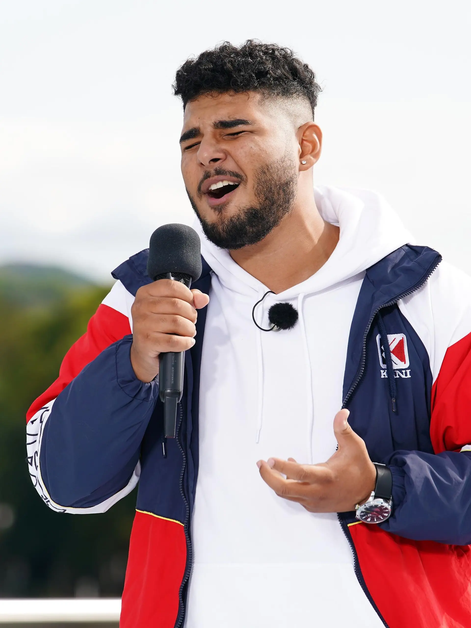 Starian McCoy tritt bei den Castings von DSDS 2021 auf.