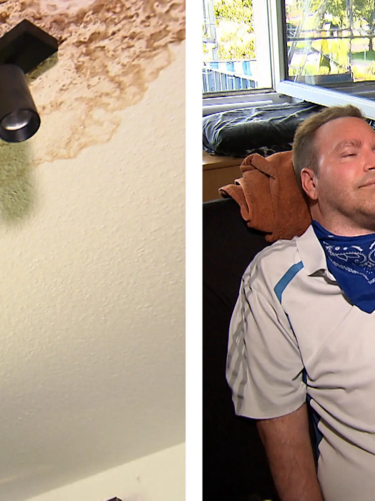 Wenn es draußen regnet, muss bei Markus Rado jemand den Eimer ausleeren. Der Grund: In der Wohnung des querschnittsgelähmten Mannes tropft es von der Decke. Bereits seit Monaten bittet Rado seinen Vermieter, den Schaden zu beheben, bislang ohne Erfolg. Was dieser zu den Vorwürfen sagt, erfahren Sie im Video.
