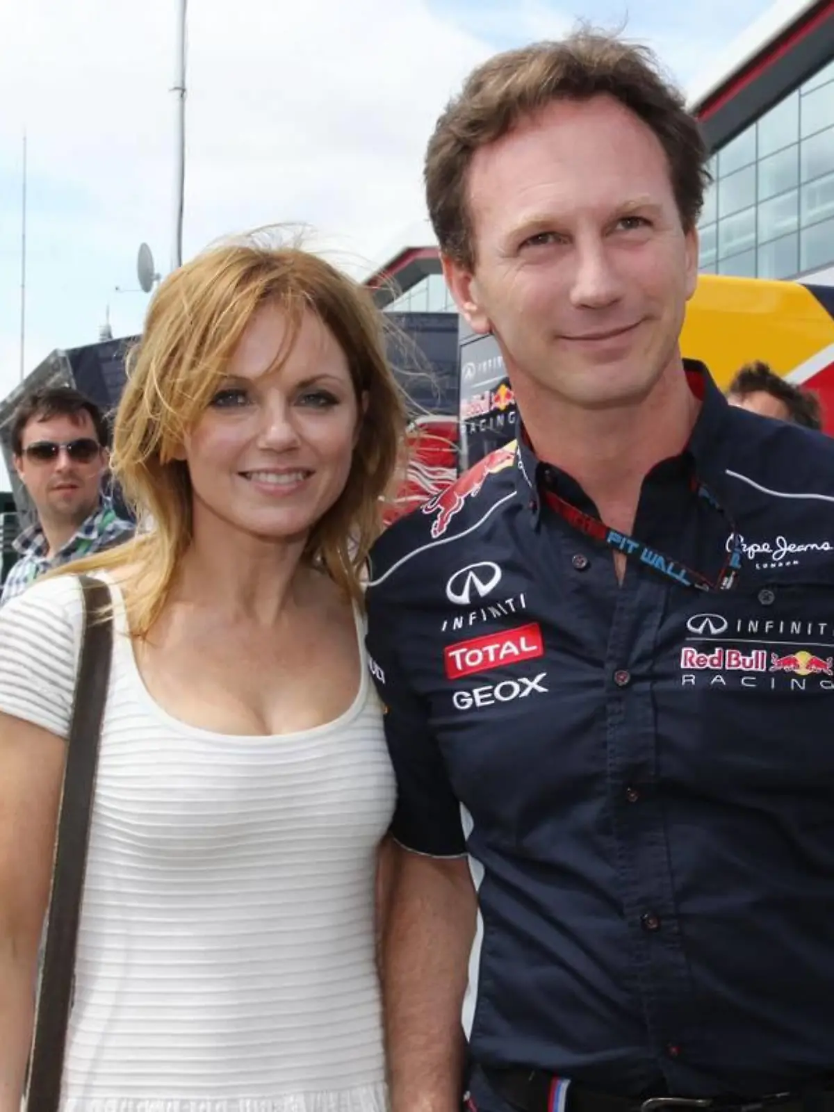 (L to R): Geri Halliwell (GBR) Singer with Christian Horner (GBR) Red Bull Racing Team Principal.
30.06.2013. Formula 1 World Championship, Rd 8, British Grand Prix, Silverstone, England, Race Day.
- www.xpbimages.com, EMail: requests@xpbimages.com - copy of publication required for printed pictures. Every used picture is fee-liable. © Copyright: Moy / XPB Images