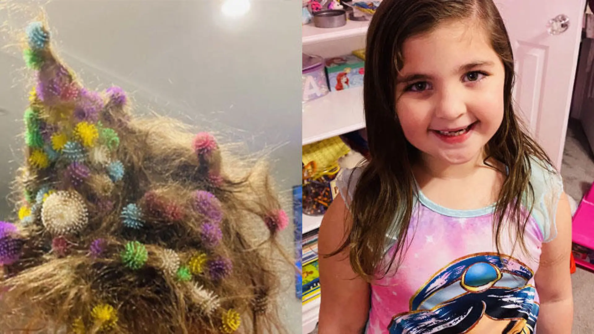 Bunchems haben auch einen großen Haken - vor dem auch der Hersteller ausdrücklich warnt: Die haften auch fantastisch in den Haaren, wie Abigail erfahren musste.