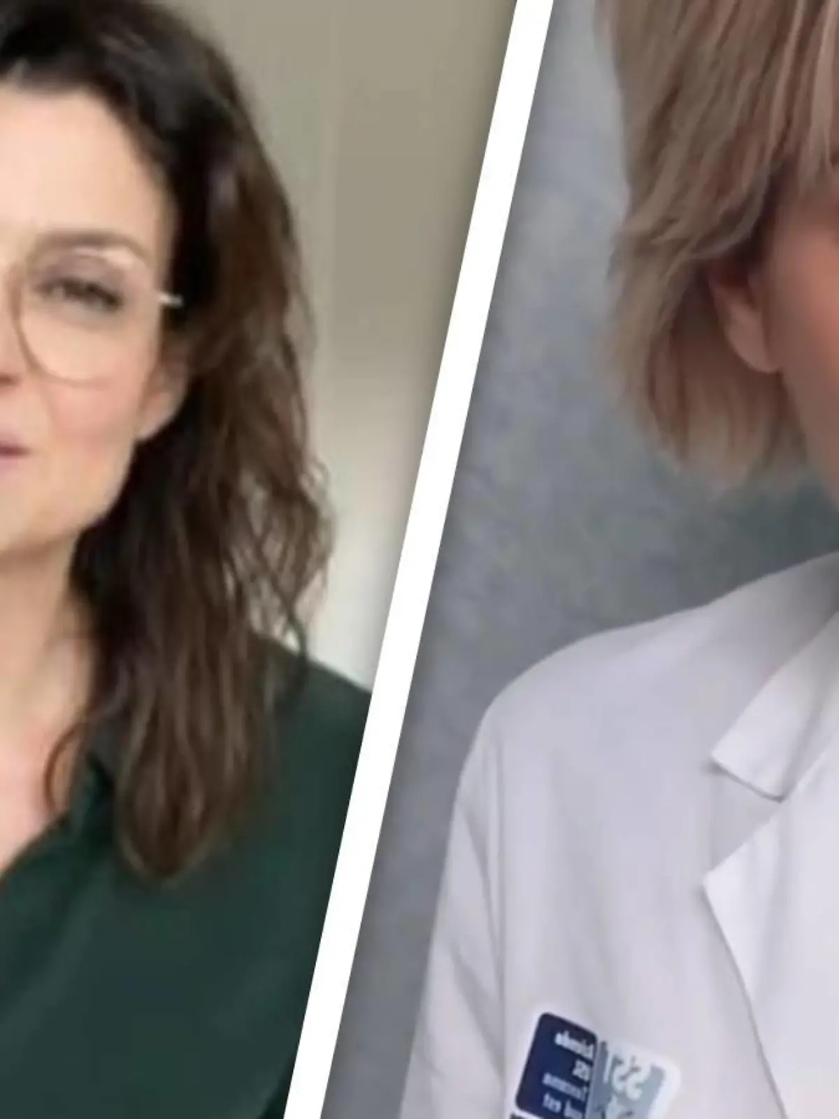 Marlene Lufen und die Ärztin Judith Bildau