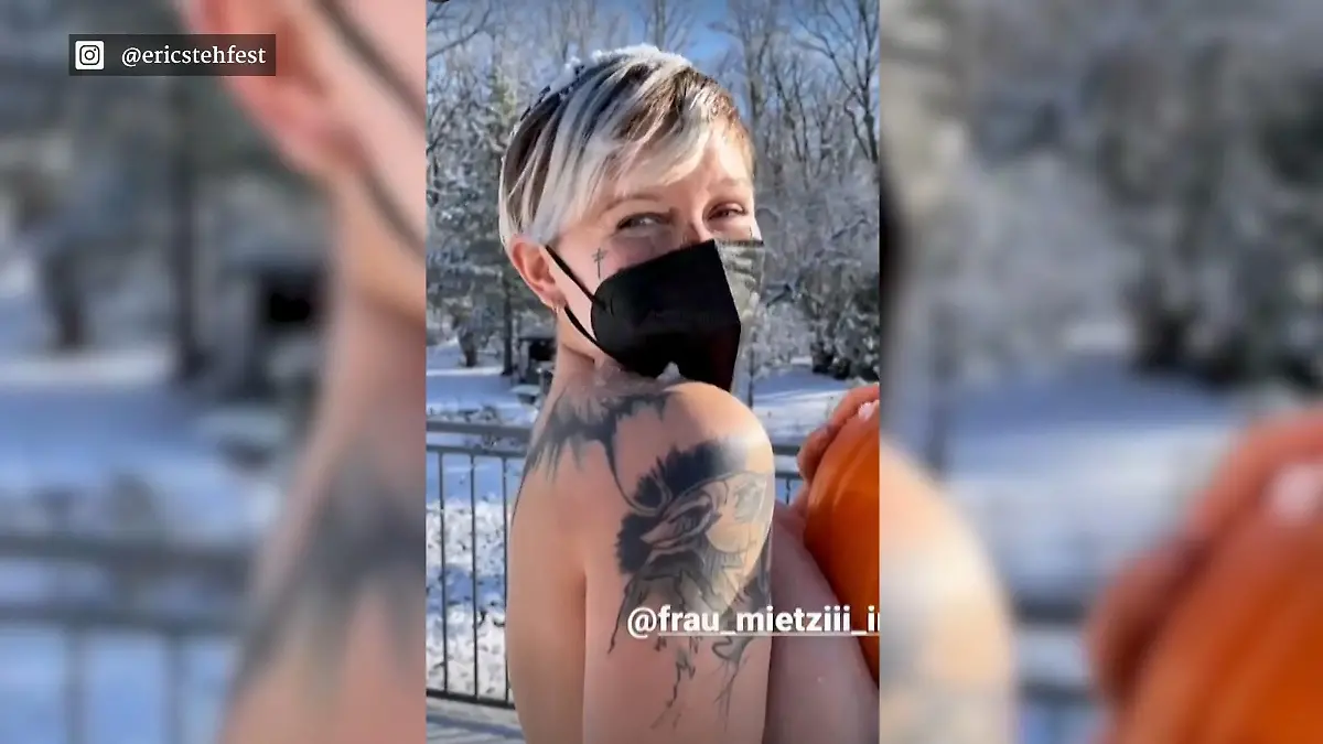 Challenge: Eric und Edith Stehfest halbnackt im Schnee Auf eiskalter Mission