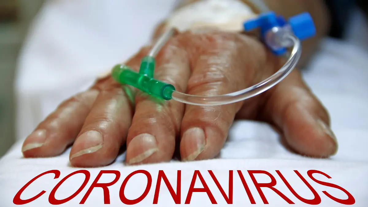 Coronavirus Tote Krankenhaus Hand