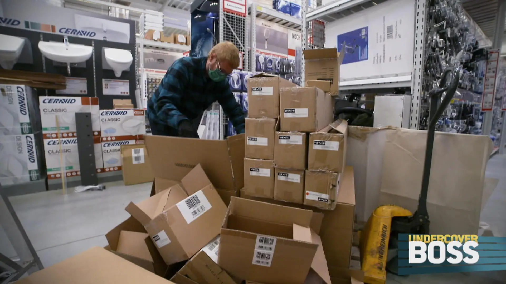 "Undercover Boss" bei Wenko: Stress & Zoff im Baumarkt Chef bekommt sich mit Mitarbeiterin in die Wolle