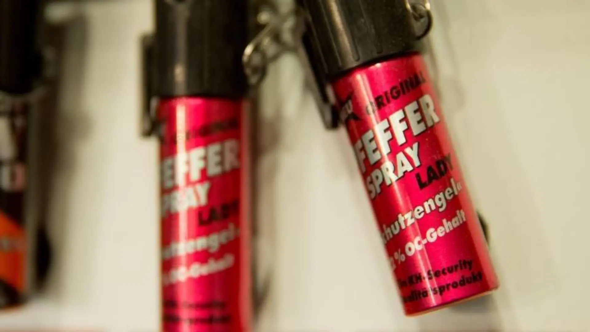 Pfefferspray. Foto: Daniel Karmann/Archiv
