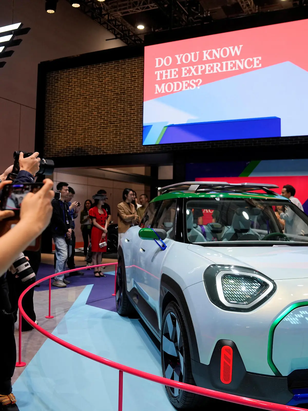 The MINI Concept Aceman is displayed at the Auto Shanghai show, in Shanghai, China, April 19, 2023. REUTERS/Aly Song