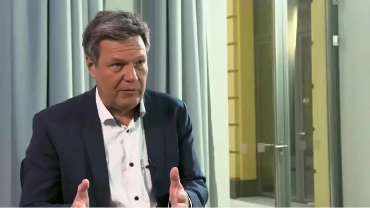 Wirtschaftsminister Robert Habeck (Grüne) im RTL/ntv "Klima Update Spezial"