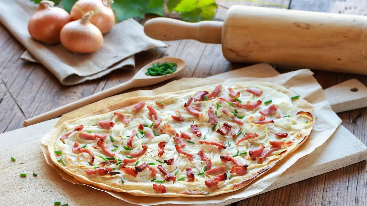 Blitz-Flammkuchen