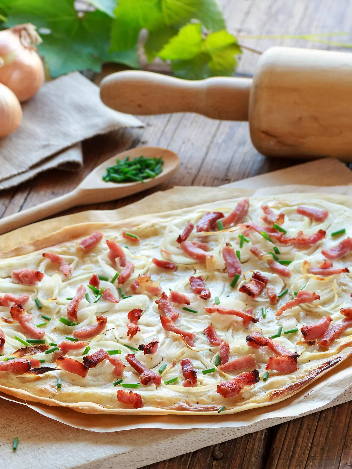 Blitz-Flammkuchen