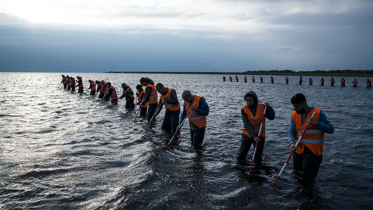 This image released by HBO shows a scene from the limited miniseries “The Investigation" about the 2017 murder of Swedish journalist Kim Wall. (HBO via AP)