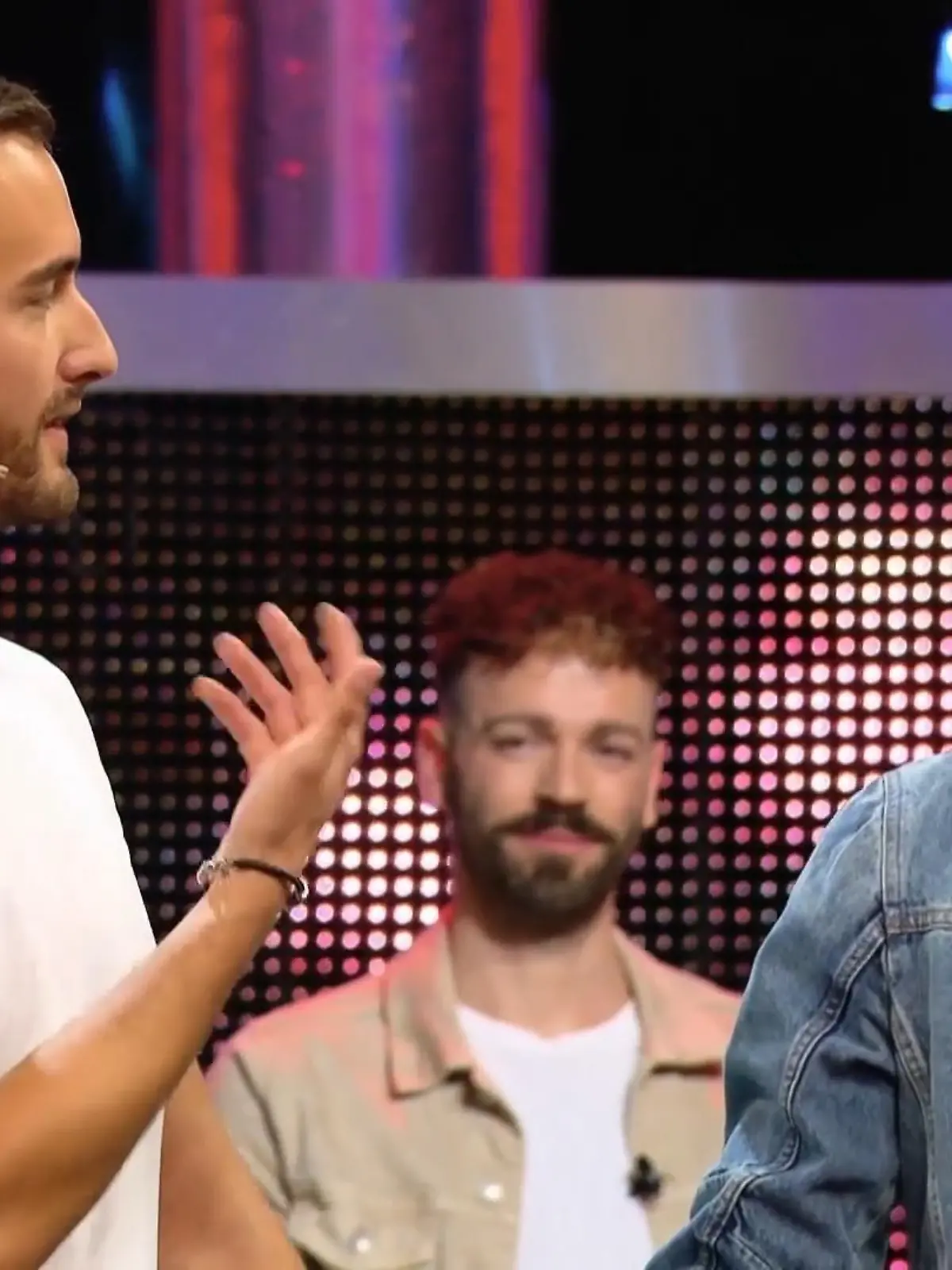 "Take Me Out - Boys, Boys, Boys"- Kandidaten Antonio (l.), Marco (M.) und Tim (r.)